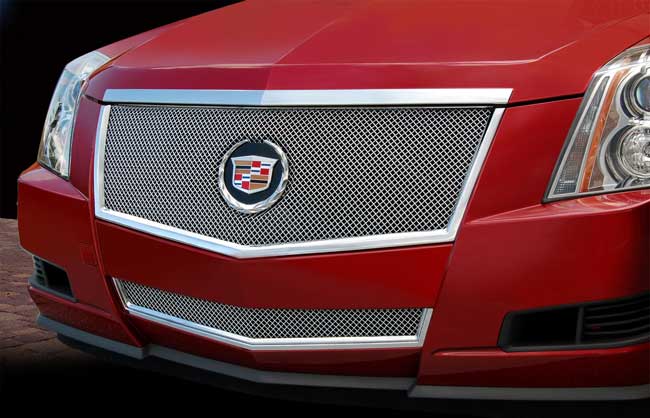 Cadillac CTS Coupe Fine Mesh Grille by E&G CLASSICS, 2011, 2012, 2013, 2014 | ShopSAR.com