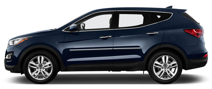 Hyundai Santa Fe Sport Chrome Body Side Molding