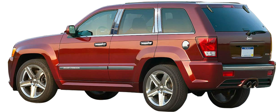 Jeep Grand Cherokee Chrome Door Handle Overlays
