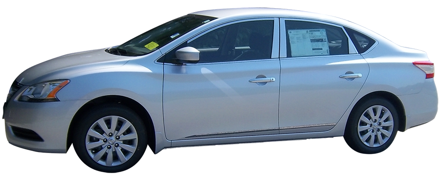 Nissan Sentra Chrome Lower Door Accent Trim