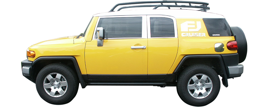 Toyota FJ Cruiser Chrome Fuel Door Cover