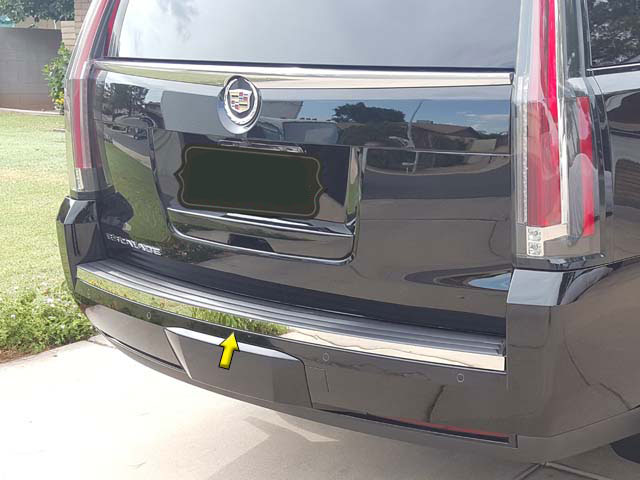 Cadillac Escalade Chrome Bumper Insert Trim