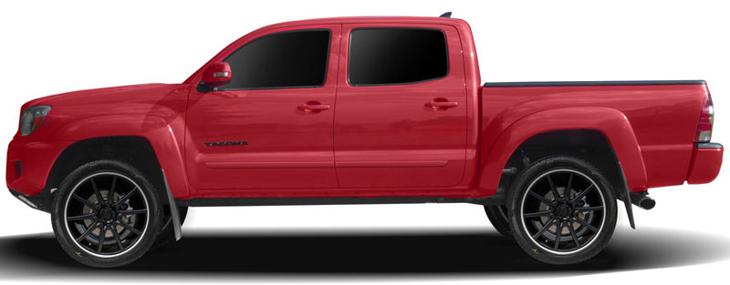 Toyota Tacoma Double Cab Lower Door Painted Body Side Moldings