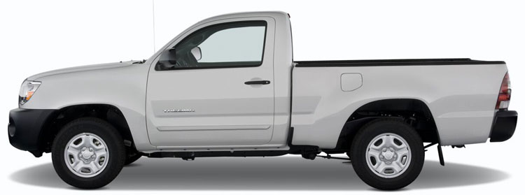 Toyota Tacoma Regular Cab Lower Door Painted Body Side Moldings