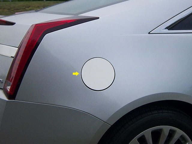 Cadillac CTS Coupe Chrome Fuel Door Trim