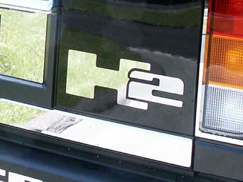 Hummer H2 Chrome Rear Tailgate Emblem