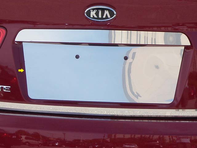 Kia Forte Chrome License Plate Bezel