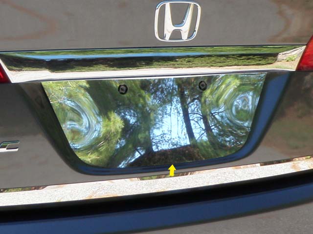 Honda Civic Sedan Chrome License Plate Bezel