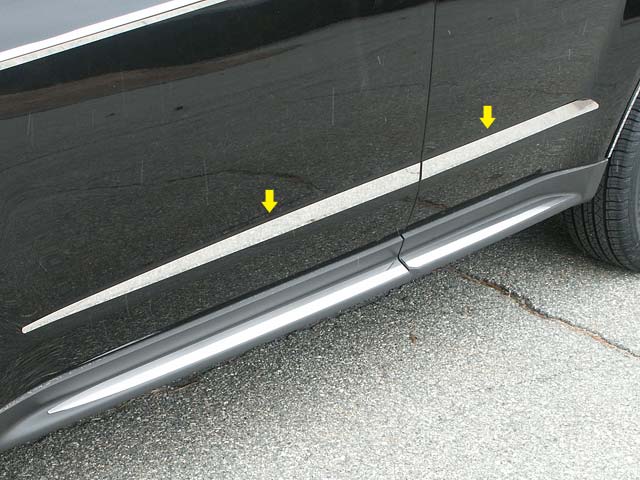 Chevrolet Equinox Chrome Door Molding Accent Trim