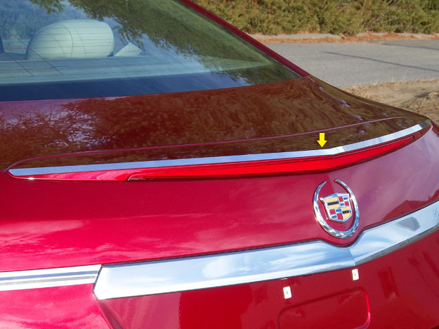 Cadillac CTS Sedan Chrome Spoiler Accent Trim