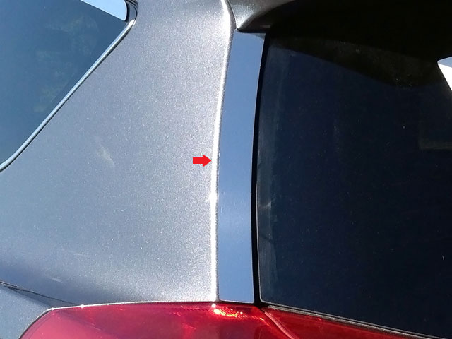 Toyota Rav4 Chrome Rear Window Accent Trim