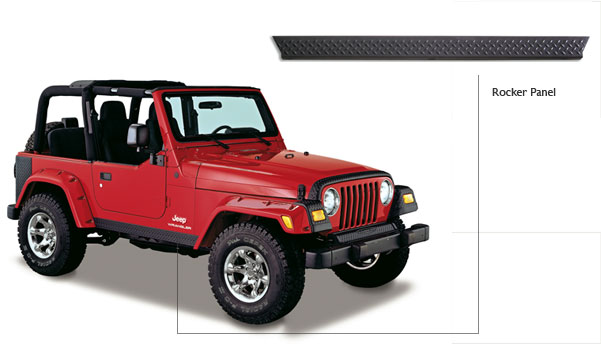 Custom jeep rocker panels