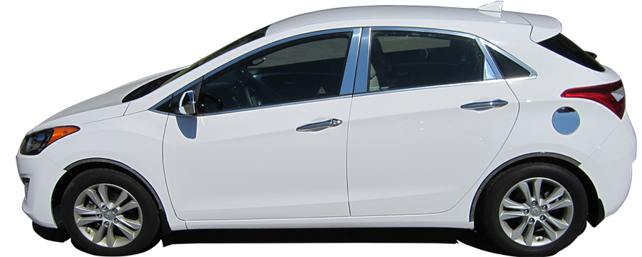 Hyundai Elantra GT Chrome Fuel Door Trim