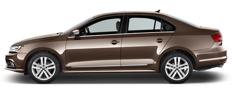 Volkswagen Jetta Chrome Lower Door Moldings