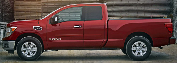 Nissan Titan King Cab Painted Body Side Moldings