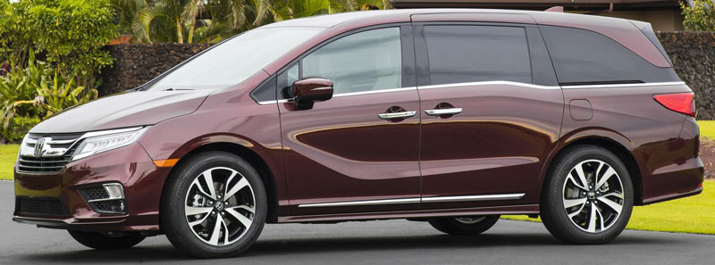 Honda Odyssey Chrome Lower Door Moldings