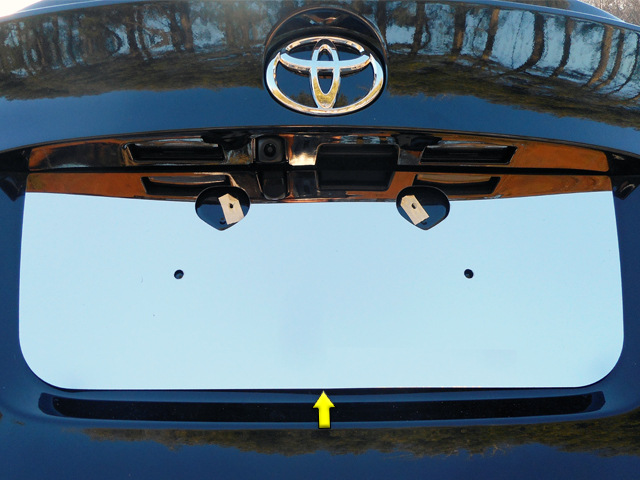 Toyota C-HR Chrome License Plate Bezel