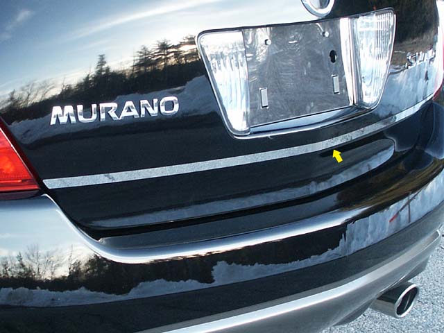 Nissan Murano Chrome Rear Tail Gate Trim