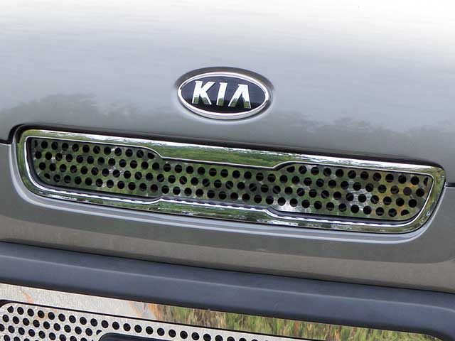 Kia Soul Chrome Front Upper Grille Accent Trim