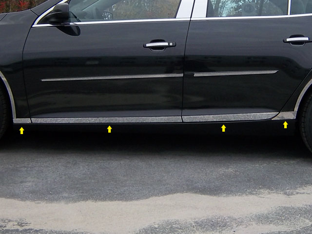 Chevrolet Malibu Chrome Lower Door Rocker Panel Set