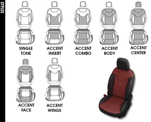 ALLTIMES PU Leather Full Set Seat Covers For Jeep Renegade 2015-2022 – Black, 5 Seats