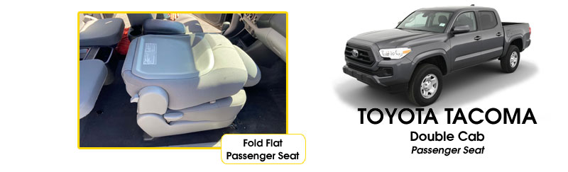 Tacoma Fold Flat Passenger Seat