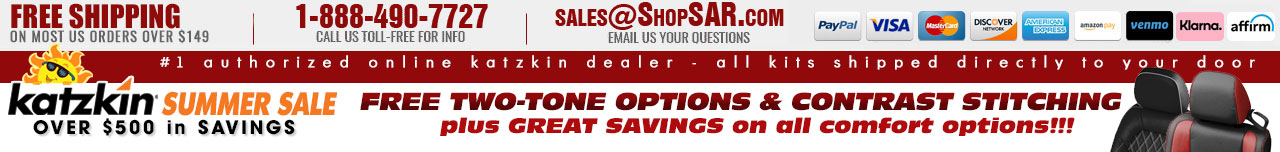 Free Shipping | Katzkin Sales | Katzkin Coupons | ShopSAR