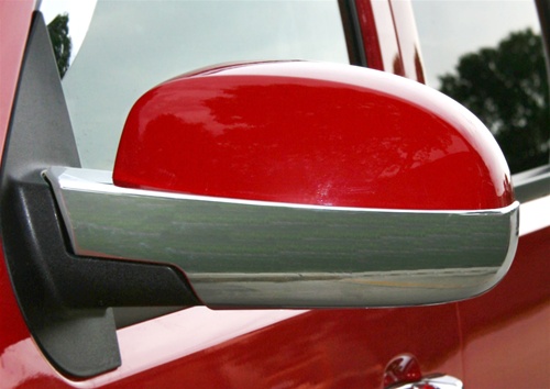 Chevrolet Suburban Chrome Mirror Covers (Bottom Half)