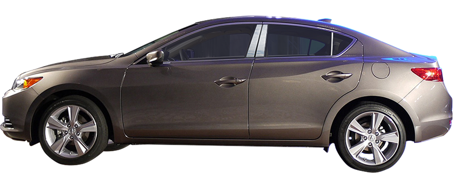Acura ILX Chrome Pillar Post Trim