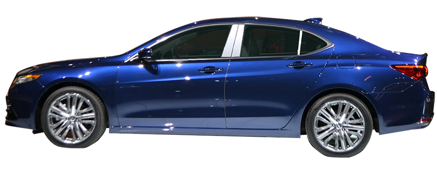 Acura TLX Chrome Pillar Post Trim