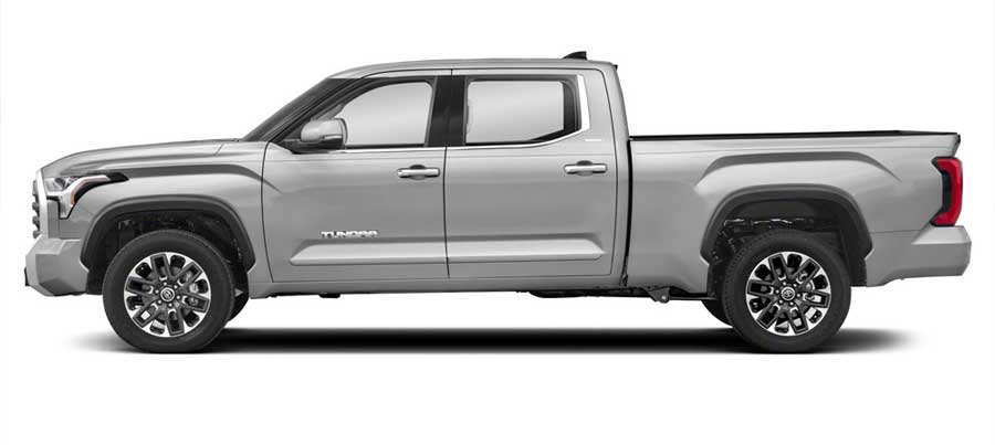 Toyota Tundra Crewmax Painted Body Side Moldings, 2022, 2023, 2024 Toyota Tundra Crewmax Painted Body Side Moldings, 2022, 2023, 2024