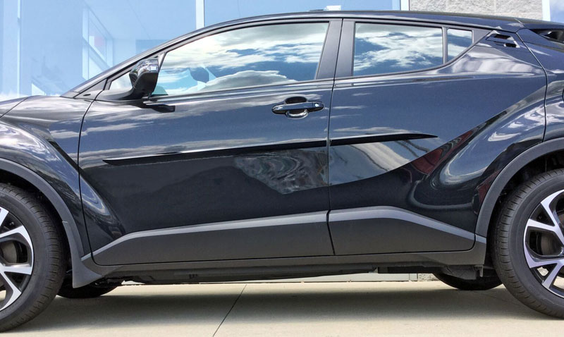 Toyota C-HR Painted Body Side Moldings