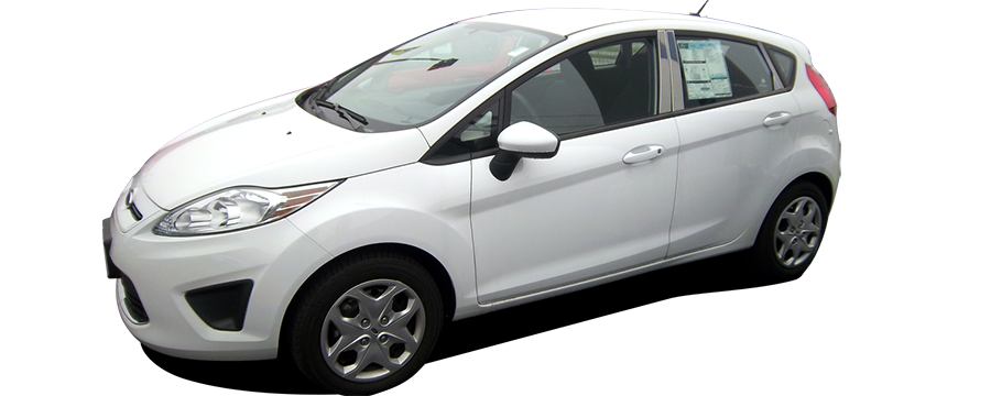 Ford Fiesta Chrome Pillar Post Trim