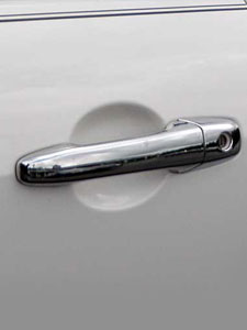 Sizver Chrome Door handle cover For 2013-2014 Chevy Malibu No passenger side keyhole 