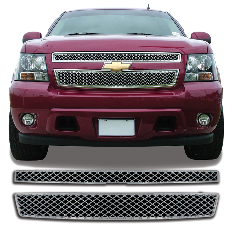 Chevrolet Avalanche Chrome Grille Overlay, 2007-2013
