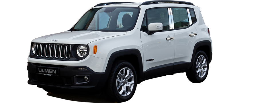 Jeep Renegade Chrome Pillar Post Trim