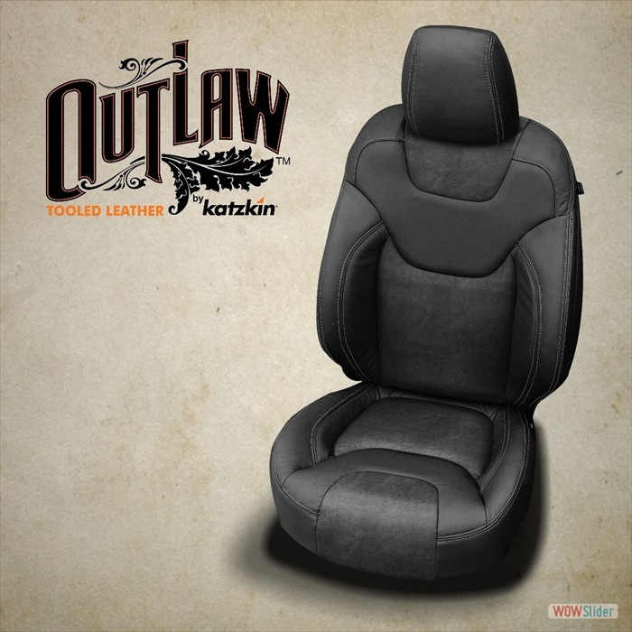 Black wrap, Outlaw Black insert and wings, Silver contrast all stitch
