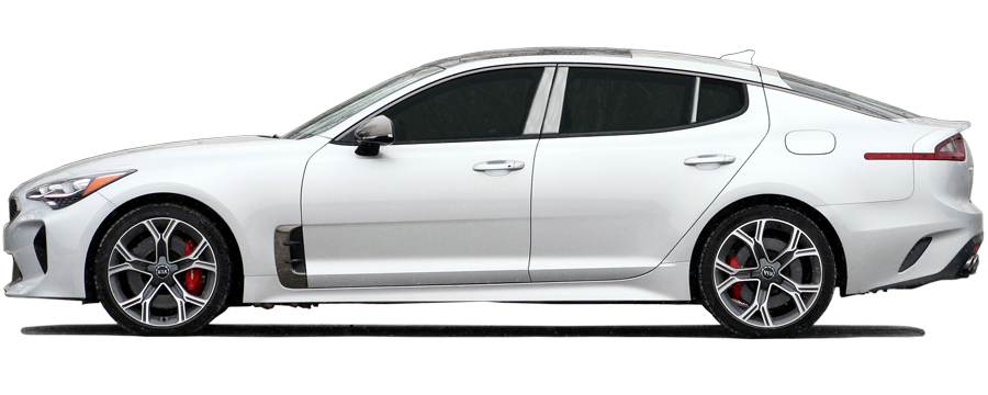 Kia Stinger Chrome Pillar Post Trim