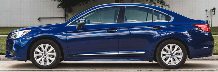 Subaru Legacy Chrome Lower Door Moldings