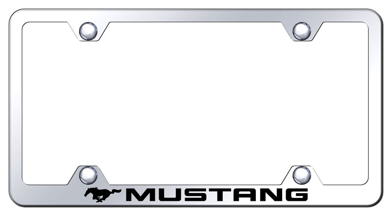 Ford Mustang Premium Chrome License Plate Frame