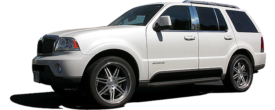 Lincoln Aviator Chrome Pillar Post Trim