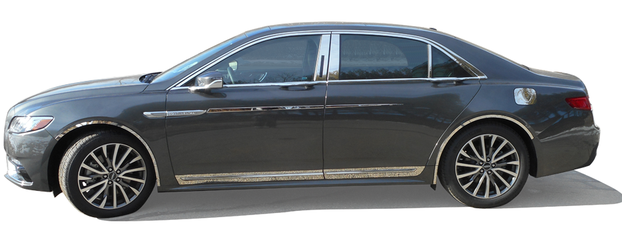 Lincoln Continental Chrome Window Trim Package