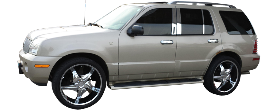 Mercury Mountaineer Chrome Door Handle Covers