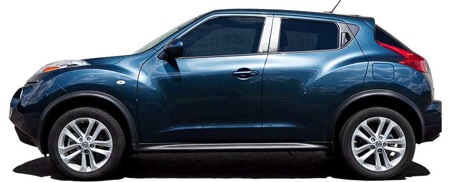 Nissan Juke Chrome Pillar Post Trim