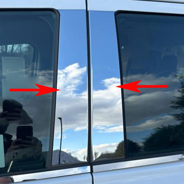 Ford Ranger Chrome Pillar Post Trim