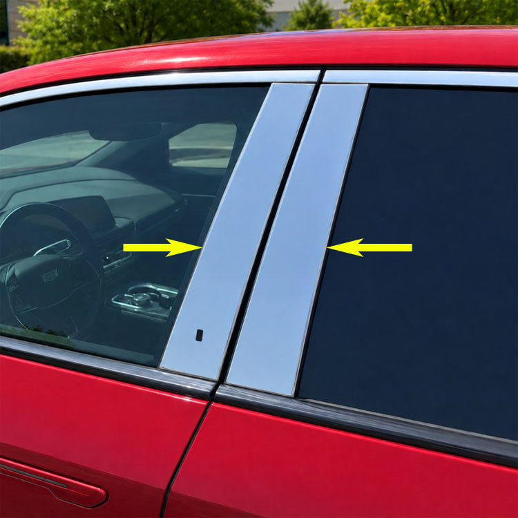 Cadillac OPTIQ Chrome Pillar Post Trim