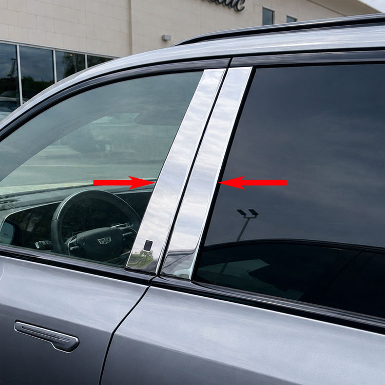 Cadillac VISTIQ Chrome Pillar Post Trim