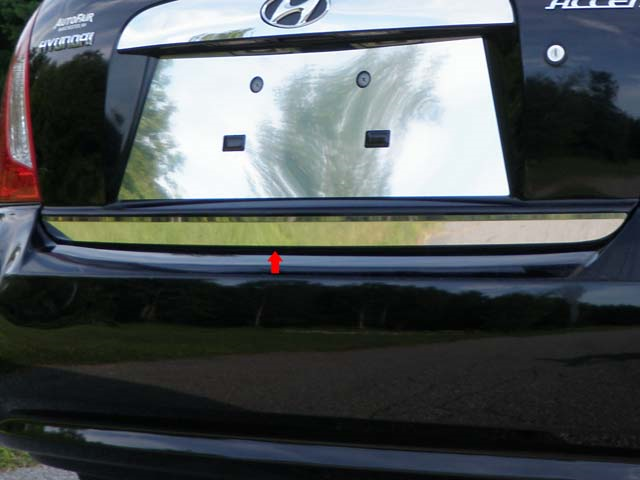 Hyundai Accent Chrome Rear Deck Trim