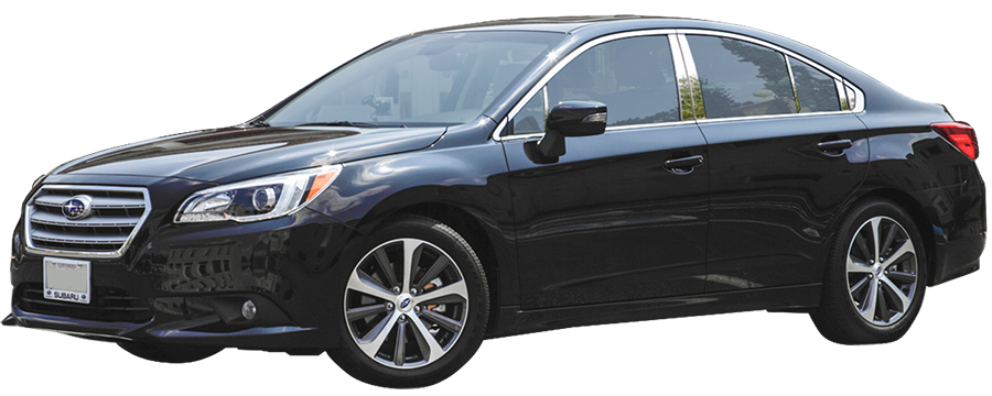 Subaru Legacy Chrome Pillar Post Trim