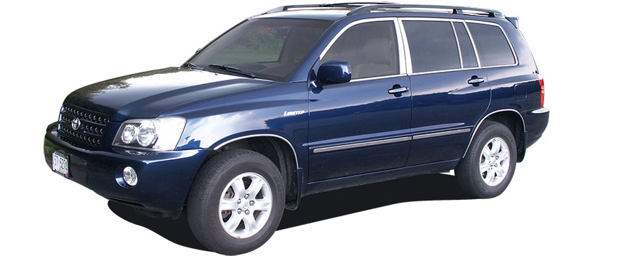 Toyota Highlander Chrome Door Handle Covers